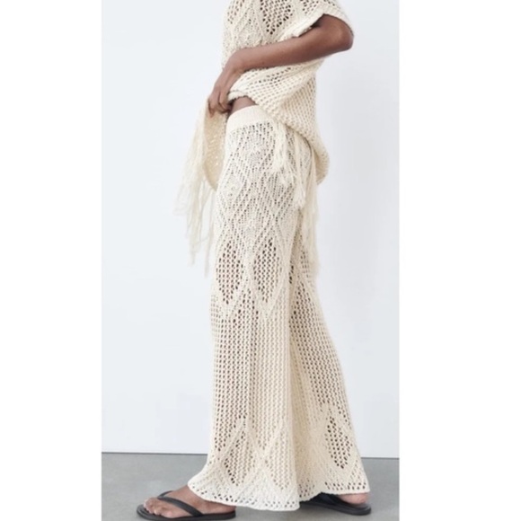 Zara open knit tunic and pant set - Picture 4 of 5